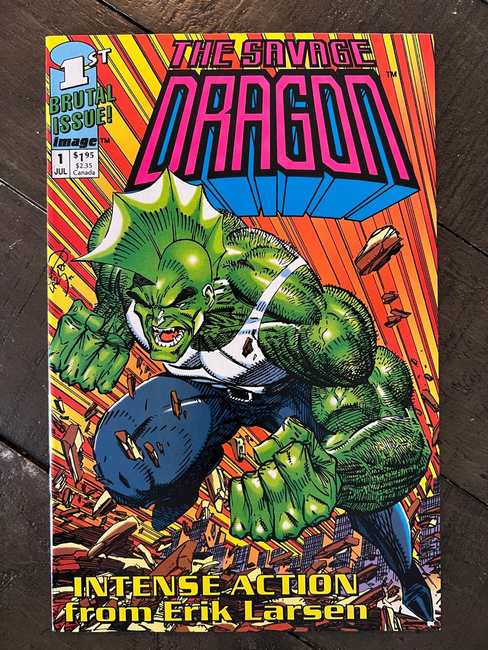 VINTAGE 1992 image Comics "THE SAVAGE DRAGON" #1 - M - FIRST ISSUE!
